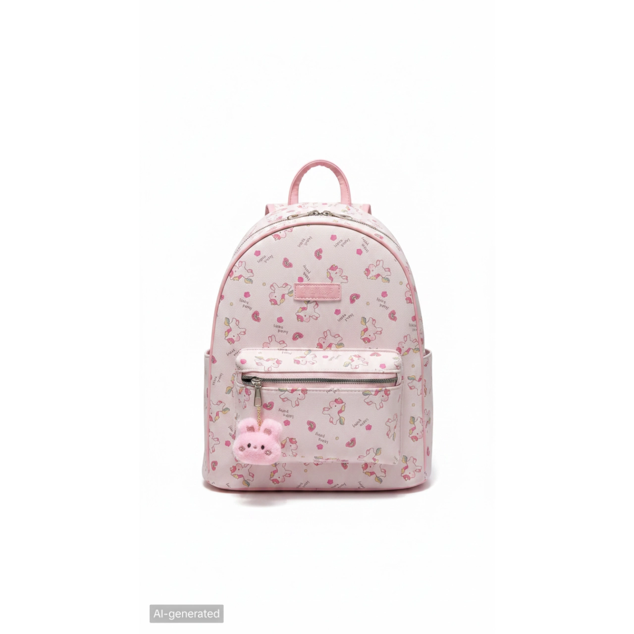 [ BACK TO SCHOOL ] [Tặng Móc Khóa] Balo Thời Trang Nữ In Hình Đáng Yêu Nhiều Ngăn Màu Sắc Pastel Dạo Phố BL392